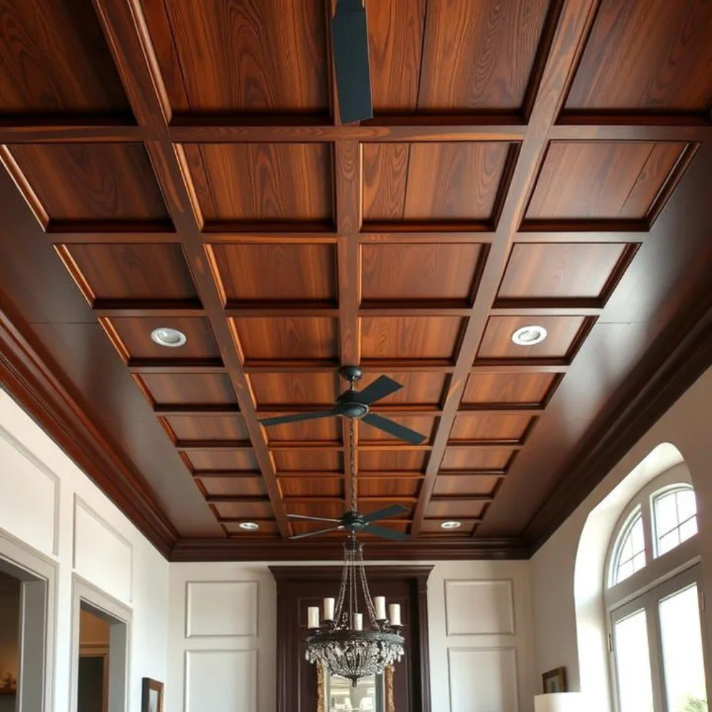Modern wood ceiling
